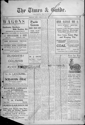 Times & Guide (Weston, Ontario), 7 Jul 1911