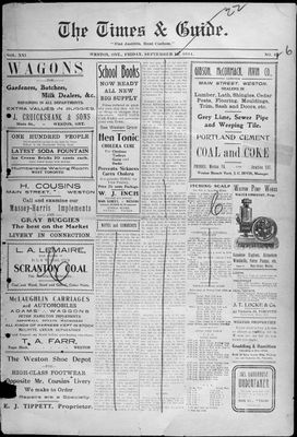 Times & Guide (1909), 22 Sep 1911