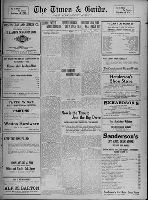 Times & Guide (1909), 15 Mar 1922