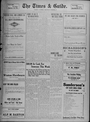 Times & Guide (1909), 12 Apr 1922