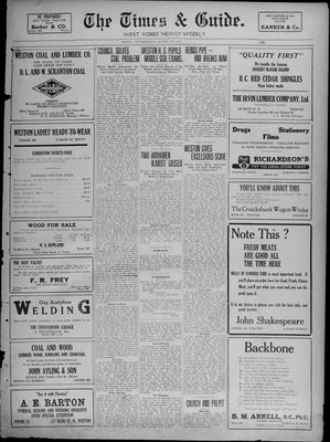 Times & Guide (1909), 9 Aug 1922