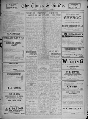 Times & Guide (1909), 1 Nov 1922