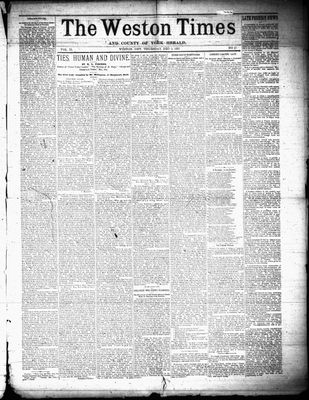 Weston Times (1966), 3 Dec 1891