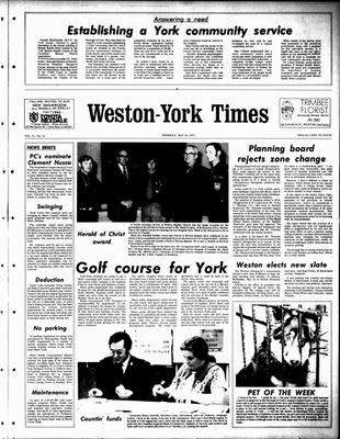 Weston-York Times (1971), 18 May 1972