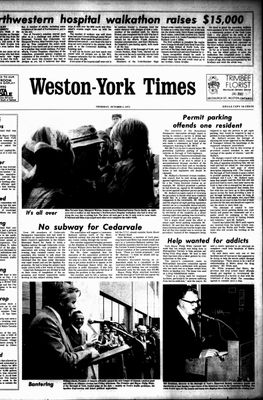 Weston-York Times (1971), 5 Oct 1972