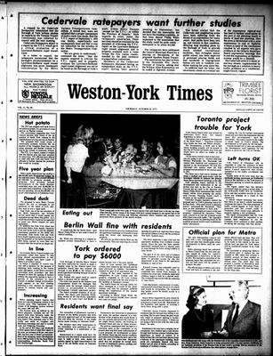 Weston-York Times (1971), 26 Oct 1972