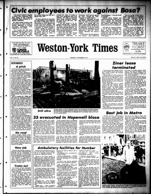 Weston-York Times (1971), 9 Nov 1972