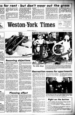 Weston-York Times (1971), 1 Mar 1973