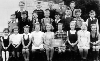 Grades 1, 2 and 3 Brooklin Public School, 1945