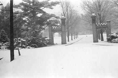 Ontario Ladies' College Gates, 1935