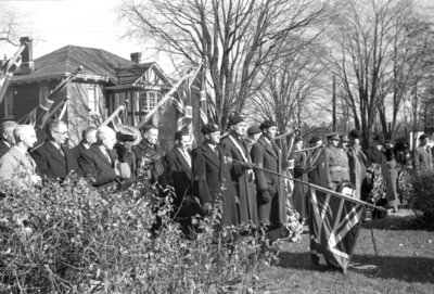 Remembrance Day Ceremony, 1936