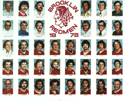 Brooklin Redmen Senior A Lacrosse Team, 1978