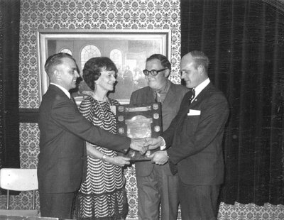 Peter Perry Award Presentation, 1969