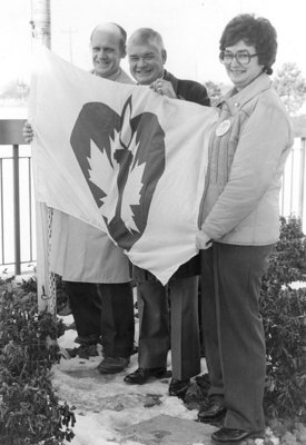 Flag Raising, c.1981