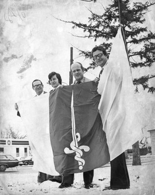 Flag Raising, 1974