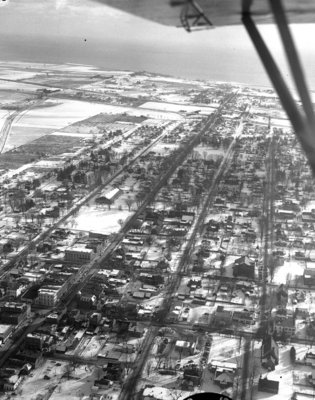 Looking South from Dundas Street, 1955