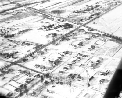 Looking North-west at Brock Street, 1955