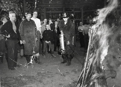 Fire Extinguisher Demonstration, 1950