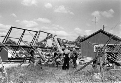 Fishing Net Drying Racks, 1956