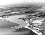 Whitby Harbour Aerial View, 1959