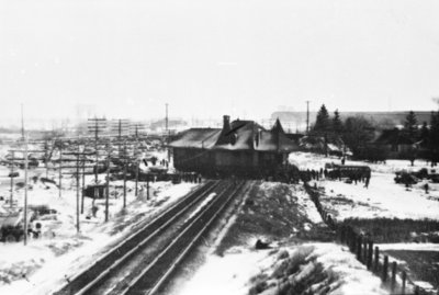 Moving Whitby Junction Station, 1970