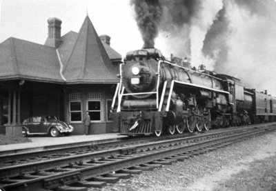 Steam Train at Whitby Junction Station, 1962