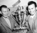 Eddie Redmond and Bus Gagnon, 1956