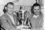 Eddie Redmond and Bus Gagnon, 1956