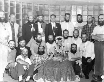 Whitby Centennial Beard-Growing Contestants, 1955