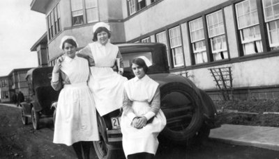 Nurses at Ontario Hospital, 1929