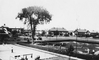 Ontario Hospital Tennis Court and Miniature Golf Course, ca.1931