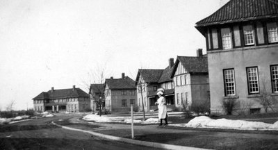 Row of Cottages at The Ontario Hospital, C. 1929.