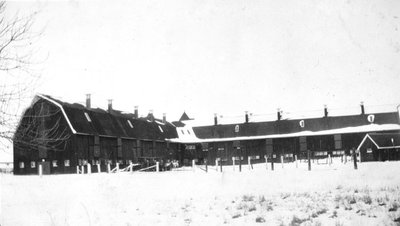 Ontario Hospital Barn, 1929.