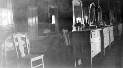 Interior of Nurses Dormitory, May, 1929.