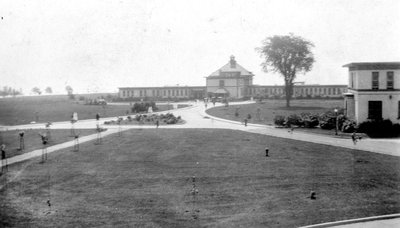 East Pavilion and Grounds, C. 1930.