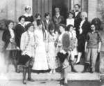 Cast of 'She Stoops to Conquer' at Ontario Ladies' College, 1916