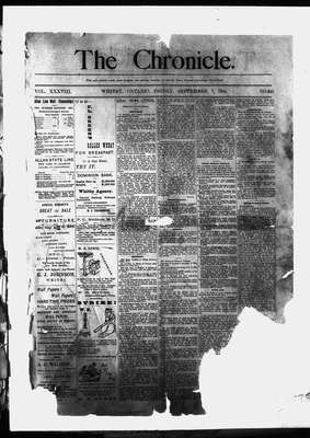 Whitby Chronicle, 7 Sep 1894