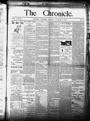 Whitby Chronicle, 2 Aug 1895