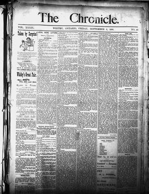 Whitby Chronicle, 6 Sep 1895