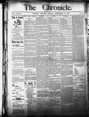 Whitby Chronicle, 13 Sep 1895