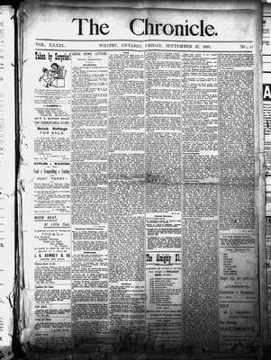 Whitby Chronicle, 27 Sep 1895