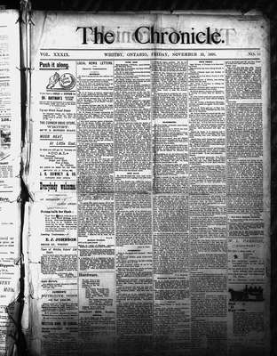 Whitby Chronicle, 22 Nov 1895