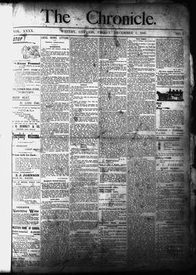 Whitby Chronicle, 6 Dec 1895