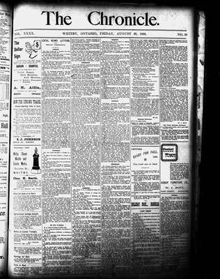 Whitby Chronicle, 28 Aug 1896