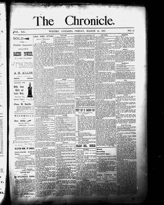 Whitby Chronicle, 12 Mar 1897