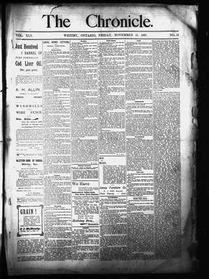 Whitby Chronicle, 19 Nov 1897