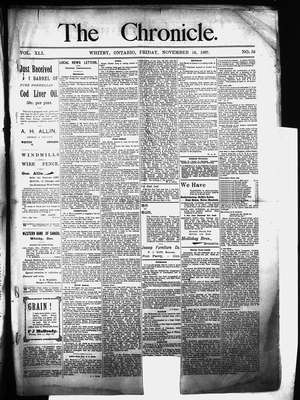 Whitby Chronicle, 26 Nov 1897