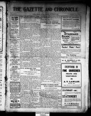 Whitby Gazette and Chronicle (1912), 18 Sep 1913