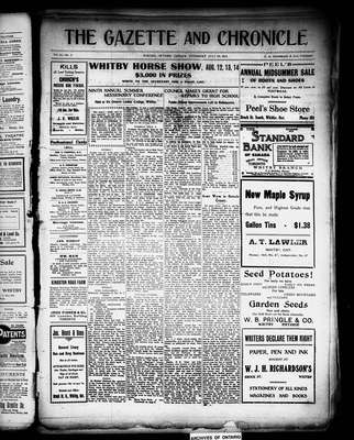 Whitby Gazette and Chronicle (1912), 23 Jul 1914