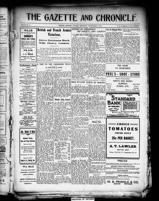 Whitby Gazette and Chronicle (1912), 10 Sep 1914